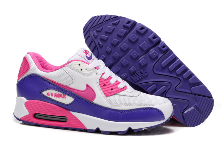 Nike Air Max Shoes Womens White/Pink/Purple Online